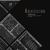 Vecteur gratuit design architecture d'arrière-plan