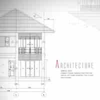 Vecteur gratuit design architecture d'arrière-plan