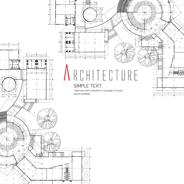 Vecteur gratuit design architecture d&#39;arrière-plan