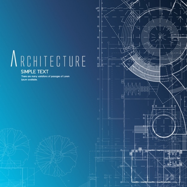 Vecteur gratuit design architecture d'arrière-plan