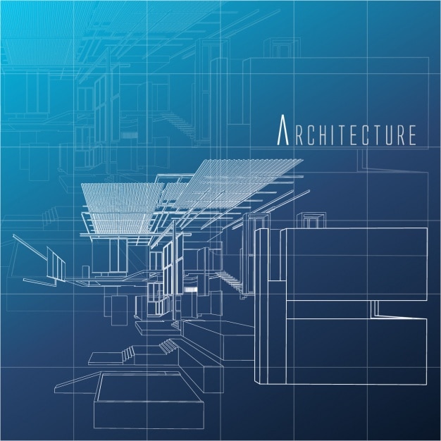 Vecteur gratuit design architecture d'arrière-plan