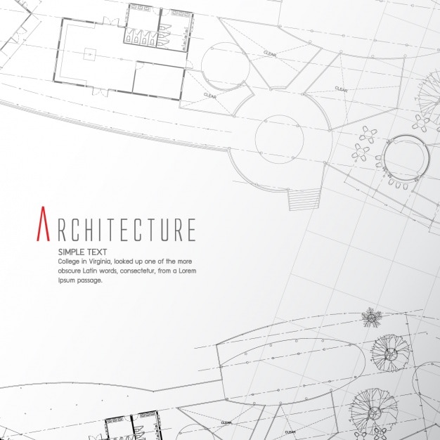 Vecteur gratuit design architecture d&#39;arrière-plan