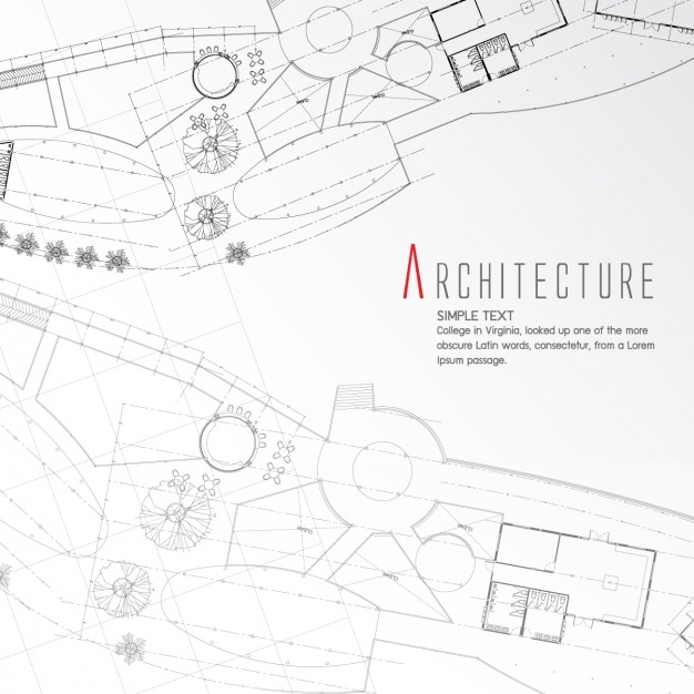 Vecteur gratuit design architecture d'arrière-plan