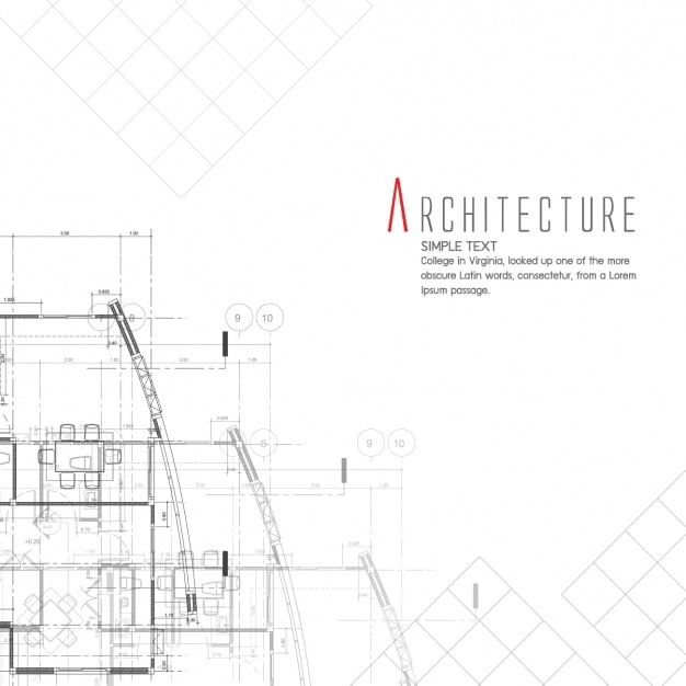 Vecteur gratuit design architecture d'arrière-plan