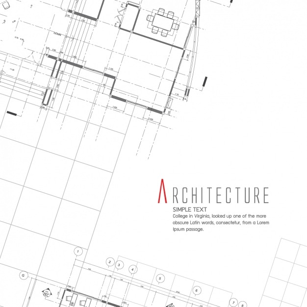 Vecteur gratuit design architecture d'arrière-plan