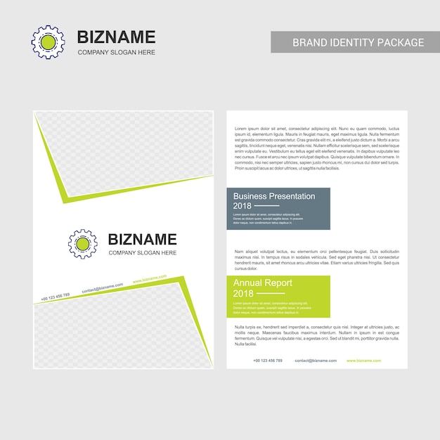 Design De Brochure D'entreprise