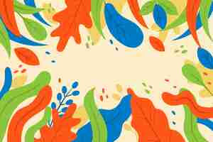 Vecteur gratuit design floral abstrait floral