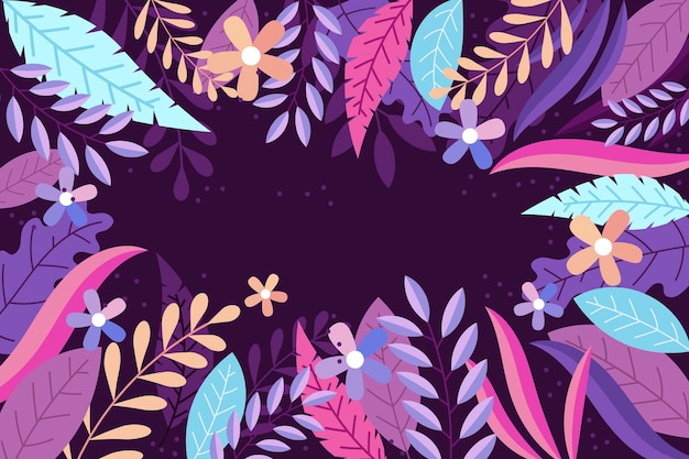 Design floral abstrait floral