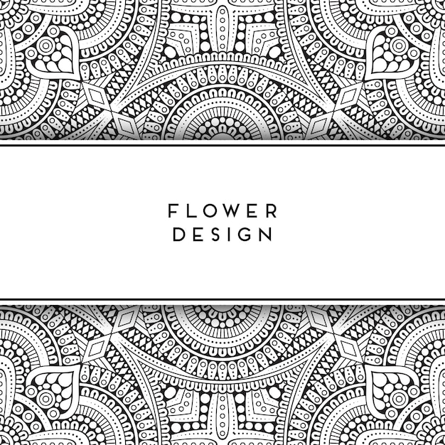 Design floral géométrique