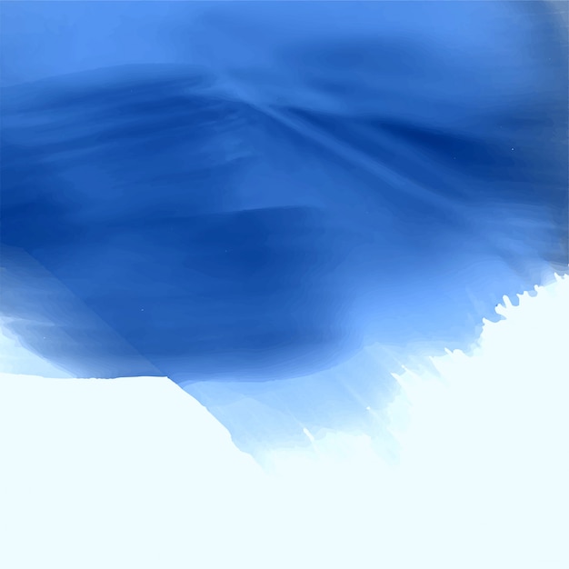 Vecteur gratuit design de fond bleu texture aquarelle