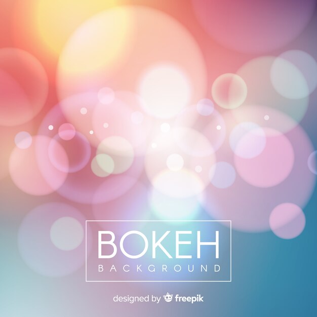 Design de fond créatif bokeh flou