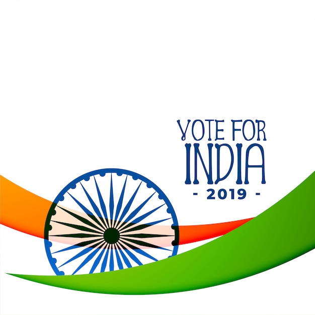 Design De Fond élection Indienne 2019