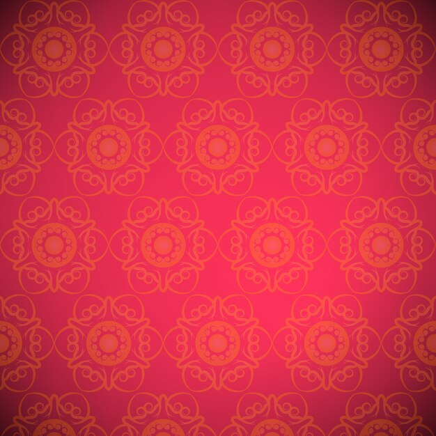 Design de fond de mandala rose