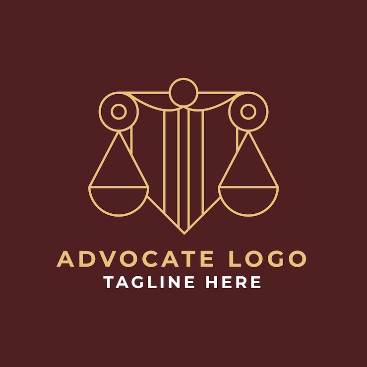 Vecteur gratuit design de logo de défenseur dessiné à la main
