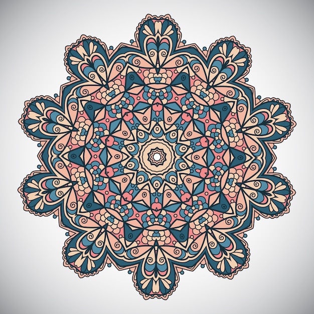 Vecteur gratuit design de mandala décoratif