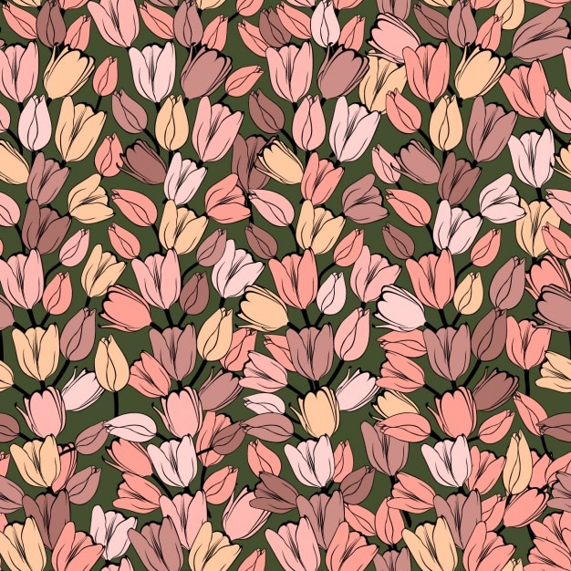 Vecteur gratuit design pattern floral