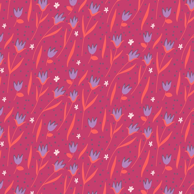 Vecteur gratuit design pattern floral