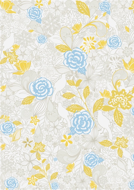 Vecteur gratuit design pattern floral