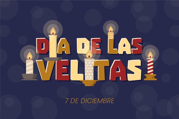 Design Plat Dia De Las Velitas