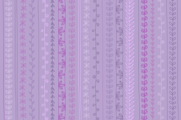 Design Plat Motif Rayé Violet