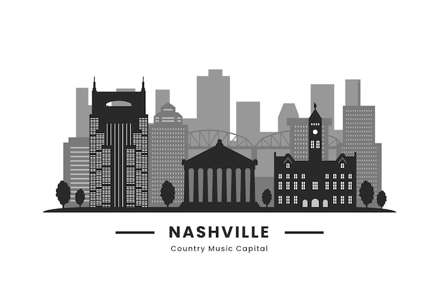 Design plat nashville silhouette
