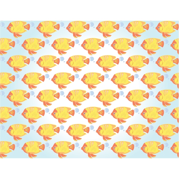 Vecteur gratuit design poissons de motif