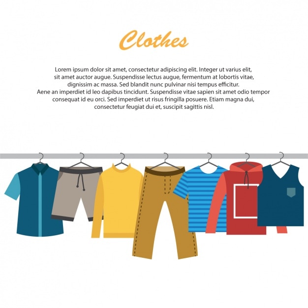 Design Vêtements de fond
