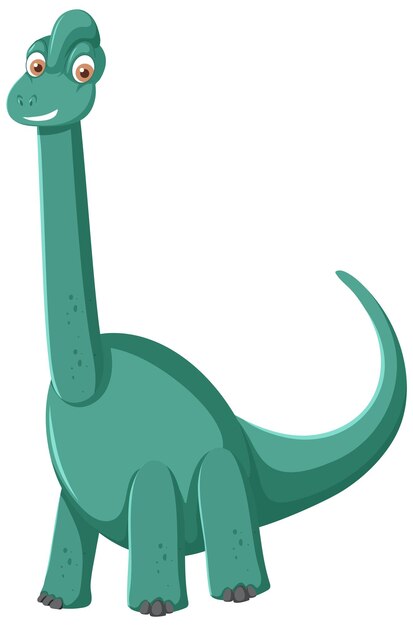 Dessin animé mignon de dinosaure Brachiosaurus