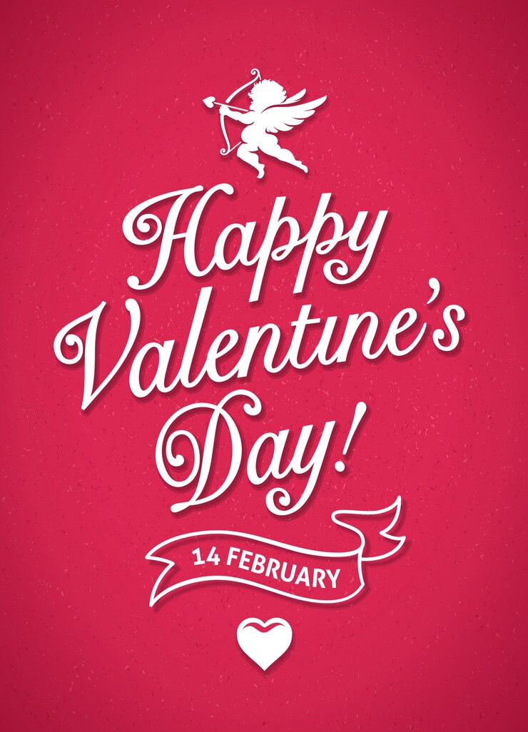 Vecteur gratuit dessin d'arrière-plan de la saint-valentin