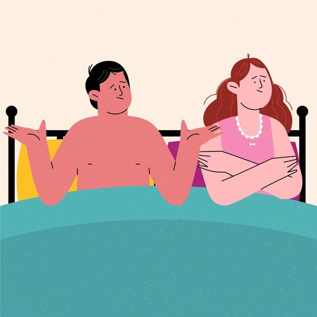 Dessiné à la main sans illustration sexuelle