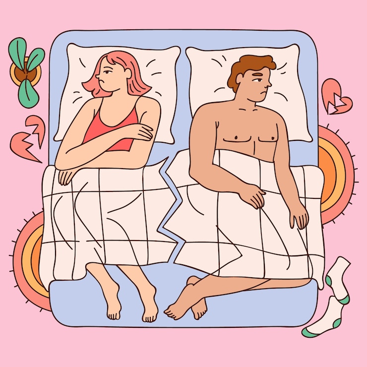 Vecteur gratuit dessiné à la main sans illustration sexuelle