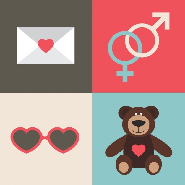 dessins de la collection de la Saint-Valentin