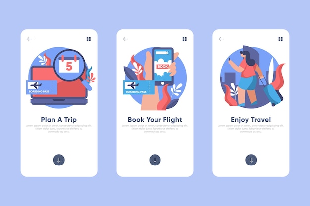 Différents concepts d'applications