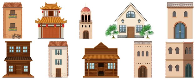 Différents modèles de maisons du monde