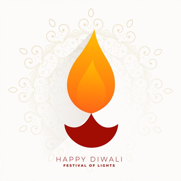 Diwali festival créatif simple salut diya