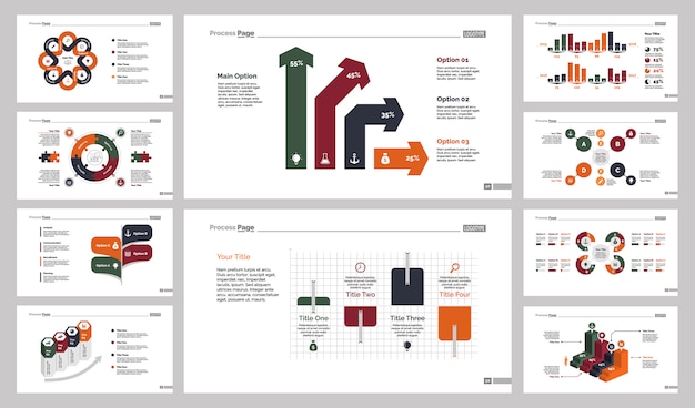 Dix Modèles De Diapositives D'analyse