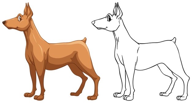 Doodles dessin animal pour chien