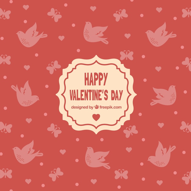 Dove Valentine Day Background