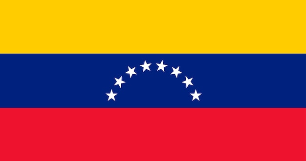 Vecteur gratuit drapeau d'illustration du venezuela