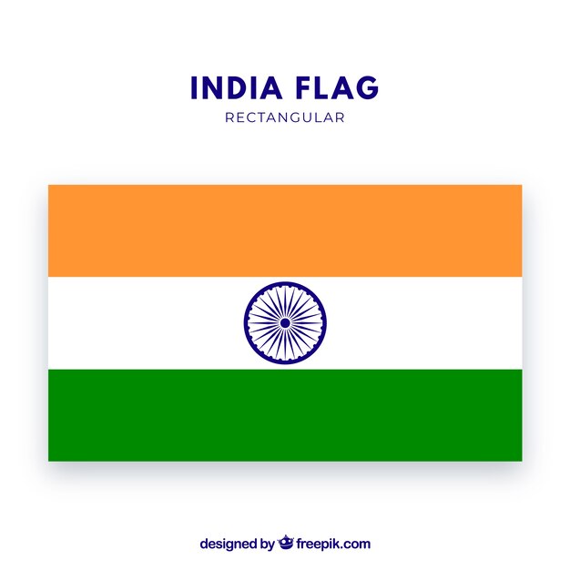 Drapeau de l&#39;Inde