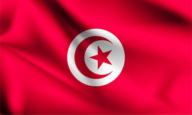 Drapeau Tunisien Dans Le Vent Partie D Une Serie Tunisie Agitant Le Drapeau Vecteur Premium Drapeau Tunisien Dans Le Vent Partie D Une Serie Tunisie Agitant Le Drapeau Vecteur Premium