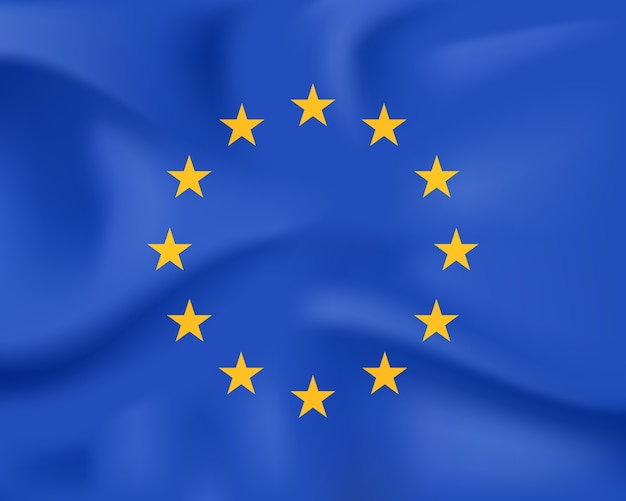 Vecteur gratuit drapeau de l'union européenne