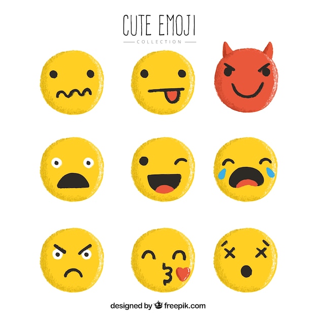 Drôle Pack De Smileys