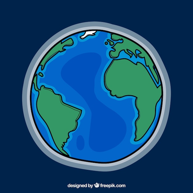 Vecteur gratuit earth globe background