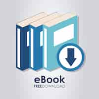 Vecteur gratuit ebook