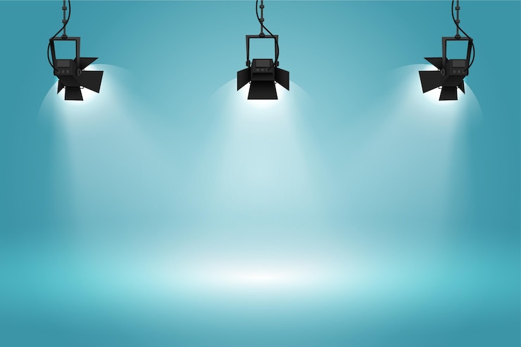 Vecteur gratuit éclairage de fond des points lumineux
