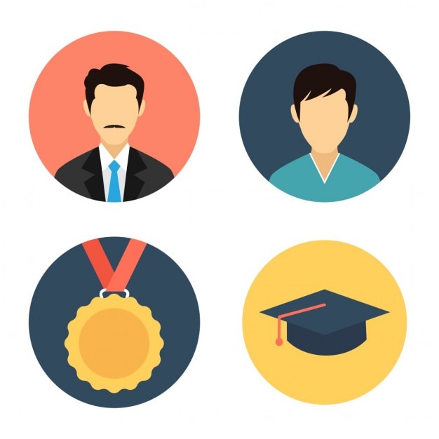 Vecteur gratuit education icon set