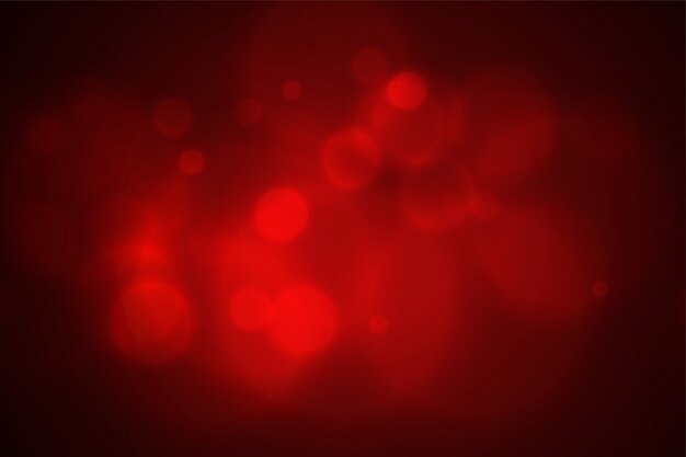 Effet de lumière flou bokeh rouge élégant