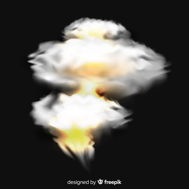 Effet réaliste de fumée de bombe