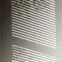 Vecteur gratuit effet de superposition d'ombres transparentes avec stores de fenêtre